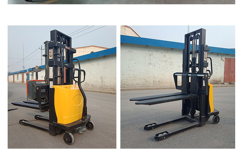 手推半電動(dòng)堆高車2